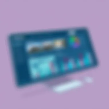 Showcasing Sherpa software interface with real estate listings