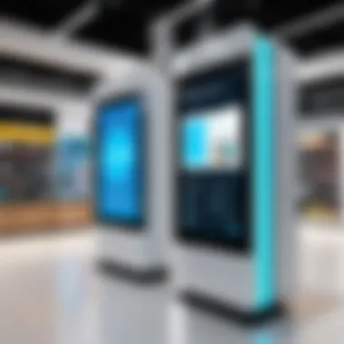 Innovative Signage Solutions in Retail Environments Innovative signage solutions integrated in a modern retail space