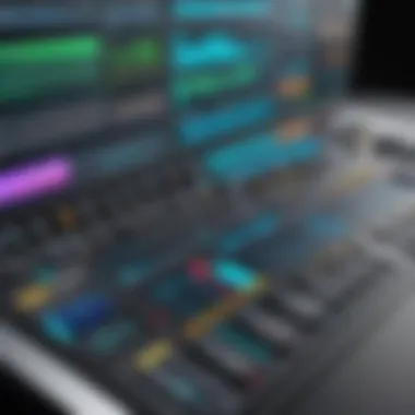 Sound editing software showcasing multitrack editing capabilities