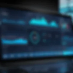 Visualization of a digital dashboard for inventory tracking