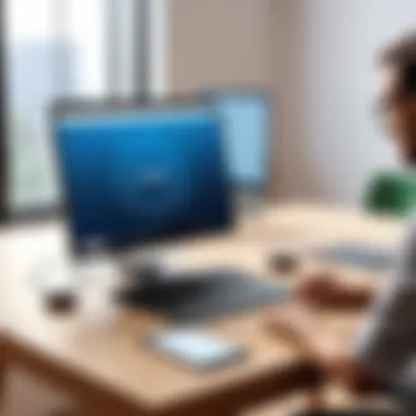 Google Meet in Action Screenshot of Google Meet in a virtual meeting setting