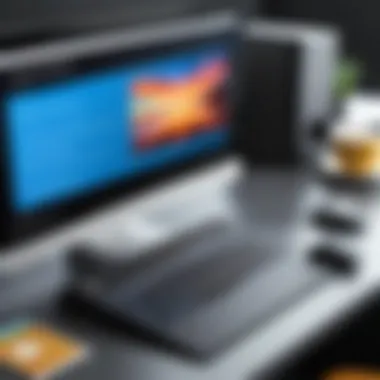 Seamless Connectivity in Remote Desktop Solutions A seamless connection between devices showcasing remote desktop functionality