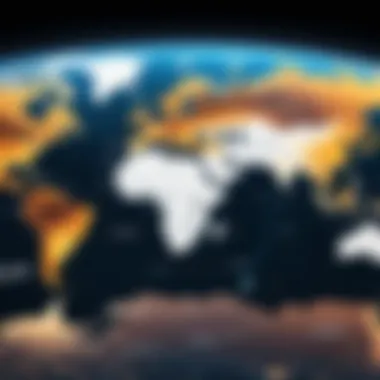Global Influence of Recruiting Firms Map highlighting global reach of leading recruiting firms