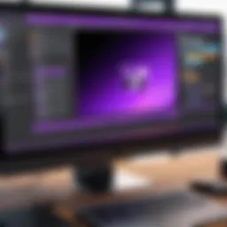 Adobe After Effects user interface showcasing workspace and tools