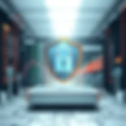 Visual representation of business security software metrics