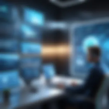 Future Trends in Grant Submission A futuristic depiction of grant submission trends shaping the industry