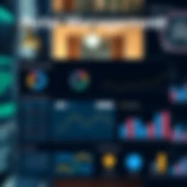 Dashboard Overview of Hotel Management Systems An interactive dashboard displaying HMS functionalities