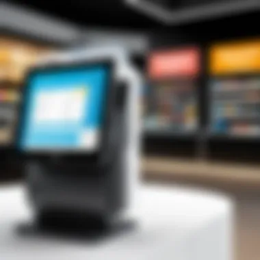 Key features of POS kiosk software illustrated