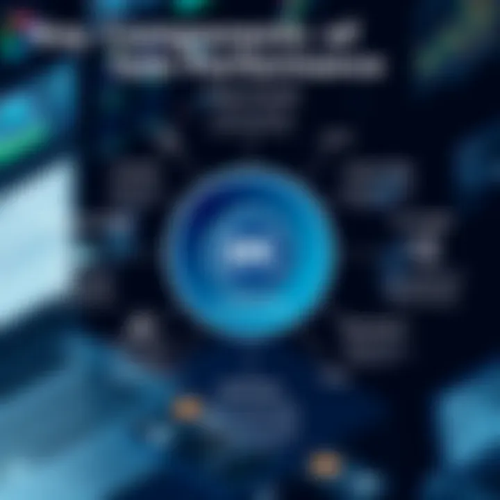 Diagram of key components of sales performance management